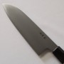 Japanese Santoku knife - MIURA - White steel No.2 - Magnolia wood handle - Size : 18cm