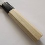 Japanese Santoku knife - MIURA - White steel No.2 - Magnolia wood handle - Size : 18cm