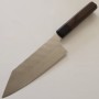 Japanese Bunka knife - NIGARA - SPG STRIX - Hammered Damascus Finish - Rose Wood Handle - Size:18cm