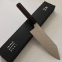 Japanese Bunka knife - NIGARA - SPG STRIX - Hammered Damascus Finish - Rose Wood Handle - Size:18cm