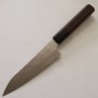 Japanese Petty Knife - NIGARA - SPG STRIX - Hammered Damascus Finish - Rose Wood Handle - Size:15cm