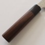 Japanese Santoku Knife - NIGARA - SPG STRIX - Hammered Damascus Finish - Rose Wood Handle - Size:16.5cm