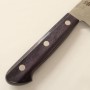 Japanese Nakiri knife - MIURA - Stainless Ginsan - Nashiji - Plywood handle - Size : 16.5cm