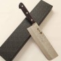 Japanese Nakiri knife - MIURA - Stainless Ginsan - Nashiji - Plywood handle - Size : 16.5cm