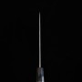 Japanese Chef Knife Gyuto - Hatsukokoro - SLD - Kurouchi Damascus - Blast Finish - Ebony wood Handle - size: 21cm