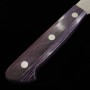 Japanese santoku knife - MIURA - Stainless ginsan - Purple Handle - Size:18cm