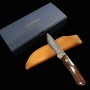 Japanese pocket knife - Mcusta - VG10 - Mika Irie Sport series - MC-0232DI - Sport200 - Iron wood - Size: 65mm