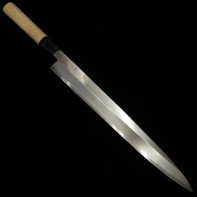 Couteau Japonais Yanagiba - MIURA - Série Shirogami 2 - Dimension: 24 / 27 / 30cm