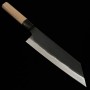 Japanese Bunka Knife - MIURA - Carbon Blue Steel - Kurouchi - Walnat Wood Handle - size: 19cm