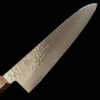 Japanese Gyuto - Sakai Takayuki - Sekisai series - VG10 - 33layer Damascus - Lacquered oak Handle - size: 24cm