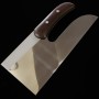 Japanese Soba knife - MIURA - Kuzuryugawa series - Stainless AUS8 - Mirrored finish - Ebony wood handle - Size : 30/33cm