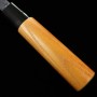 Japanese Petty Knife - MIWA - White steel No.1 - Kurouchi - Chestnut wood handle - Size : 14cm