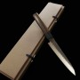 Faca japonesa petty SHIZU HAMONO Série GEN VG-10 black damascus Tam:13cm