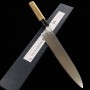 Couteau de chef japonais wagyuto MASAMOTO SOHONTEN honkasumi Taille:24/27cm