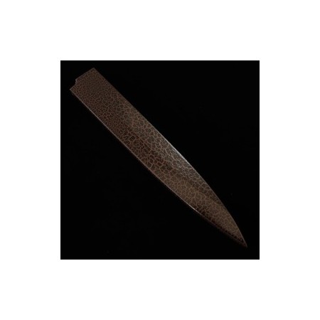 Sheath(saya) for Japanese Yanagiba Knife - brown color - size: 24cm