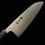 Japanese Santoku knife - MIURA - Stainless 440C - Walnut wood handle - Size : 16.5cm