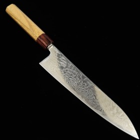 Japanese Chef Knife Gyuto - MIURA - Uzumaki Nickel Damascus AUS10 - size:21cm