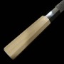 Japanese Santoku Knife - Ajikataya - Hinoura - White carbon steel No.2 - Magnoliawood - size: 18cm