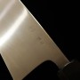 Japanese Deba knife - TADOKORO - Silver3 - Mirrored Finish - Magnoliawood handle - size: 21cm