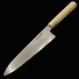 Japanese Chef Knife Gyuto - Miura Obidama - White carbon steel No.2 - Magnoliawood Handle - size:21cm