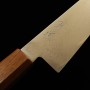 Japanese Chef knife Gyuto - HADO - Ohryu series - Stainless ZA18 - Damascus - Oak wood handle - Size : 21cm