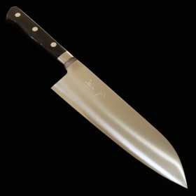Japanese Santoku Knife - MIURA - VG10 - Migaki - Plywood handle - size: 17cm