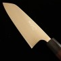Couteau japonais Santoku - KOUTETSU SHIBATA - Série Aogami Super - Dimension: 16,5cm