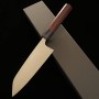 Couteau japonais Santoku - KOUTETSU SHIBATA - Série Aogami Super - Dimension: 16,5cm