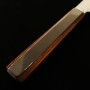 Japanese Chef Wagyuto Knife - KAGEKIYO - Urushi Kuroro Series - Gray Damascus Carbon Blue Steel No.1 - Size: 24cm