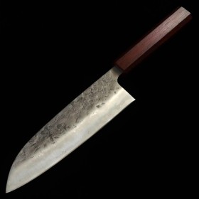 Japanese Santoku Knife - MIURA - SLD - nashiji - Oak handle - Size:16.5cm