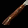 Japanese Petty knife - NIGARA - SG2 - Migaki Hammered Finish - Iron wood handle - size: 15cm