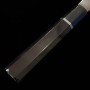 Japanese Sujihiki/Slicer Knife - SUISIN - IkedaYoshikazu - MizuHonyaki - White carbon 1 - Ebony handle - size: 24cm