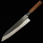Japanese Chef Knife Gyuto - HIDARI YORIMITSU - Blue carbon steel No.1 - Kurouchi - Ironwood handle - size: 21cm