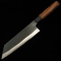 Japanese Bunka knife - HIDARI YORIMITSU - Blue carbon steel No.1 - Kurouchi - Ironwood handle - size: 20cm
