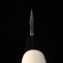 Japanese Kodeba knife - HIDARI YORIMITSU - White carbon - Kurouchi - Magnoliawood handle - size: 12cm