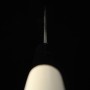 Japanese Ajikiri knife - HIDARI YORIMITSU - Kurouchi - White carbon - Magnoliawood handle - size: 14.5cm