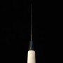 Japanese Nakiri knife - HIDARI YORIMITSU - White carbon - Kurouchi - Magnoliawood handle - size: 17cm
