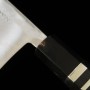 【OUTLET】Japanese Deba Knife - MIURA - 【Professional edge setting】Blue carbon 2 - Damascus - Ebony handle - size: 15cm