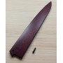 Gaine en bois pour couteau Trancheur Sujihiki - ZANMAI - Couleur Rouge - Dimension: 24 / 27cm