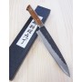Couteau japonais Chef Gyuto - TAKESHI SAJI - Acier Super Blue Steel Kurouchi - Ironwood Handle - Dimension: 21/24cm