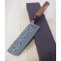 Couteau japonais Nakiri - YOSHIMI KATO - Série SG2 Damascus Black - Dimension: 16,5cm