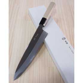 Couteau japonais de Chef Gyuto - SAKAI KIKUMORI - Série Special CHOYO - White Steel No.2 - Dimension: 21 / 24 / 27cm