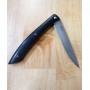 Couteau à steak - TAKESHI SAJI - Acier Damascus R2 - Manche Noire - Dimension: 10cm