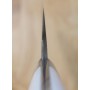 Couteau japonais de Chef Gyuto - TAKESHI SAJI - Acier Damascus R2 Diamond Finish - Corian Handle - Dimension: 21cm