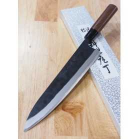 Couteau japonais de Chef Gyuto - YAMAMOTO HAMONO - Blue Steel No.2 - Dimension: 21 / 24cm