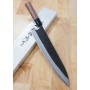 Couteau japonais de Chef Gyuto - YAMAMOTO HAMONO - Blue Steel No.2 - Dimension: 21 / 24cm