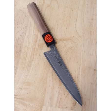 Petit couteau japonais SHIGEKI TANAKA Spg2 damas - Taille:13,5mm