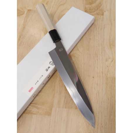 Couteau Gyuto de Chef Japonais - SAKAI KIKUMORI - Série Choyo - Ginsan - Tailles : 21 / 24 / 27cm